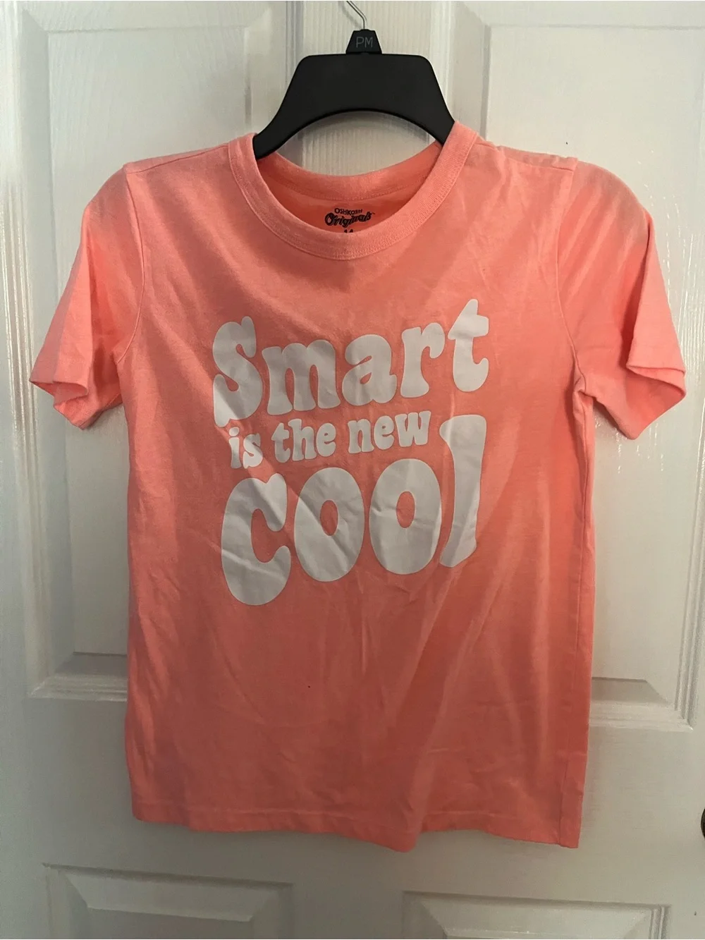 OshKosh B'gosh Coral Pink 'Smart is the New Cool' Graphic Tee